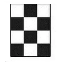 Шахматная доска для определения укрывистости 90х120 мм(50шт.)
