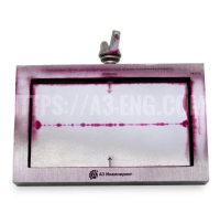 Контрольный образец для проверки чувствительности дефектоскопических материалов КОДМ-А3. Контрольный образец для проверки чувствительности дефектоскопических материалов КОДМ-А3.